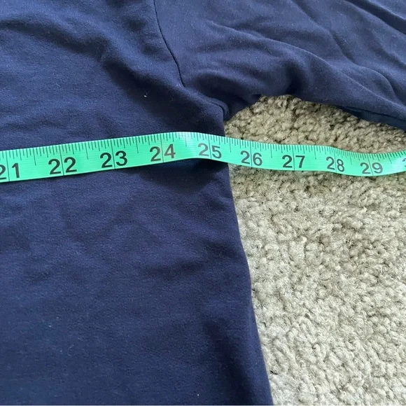 Eileen Fisher tencel terry midnight bateau nk top blue women’s X-Large NWT - Picture 7 of 8